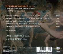 Christian Rummel (1787-1849): Musik für Klarinette &amp; Klavier, CD
