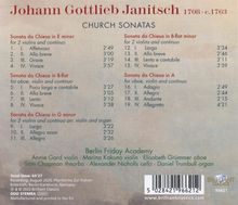 Johann Gottlieb Janitsch (1708-1763): Kirchensonaten, CD