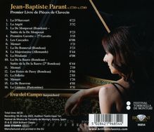 Jean-Baptiste Parant (1730-1780): Pieces de Clavecin Heft 1, CD