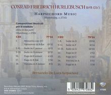 Conrad Friedrich Hurlebusch (1691-1765): Werke für Cembalo (Hamburg ca. 1735), 2 CDs