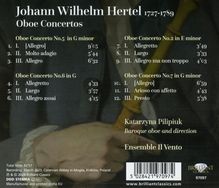 Johann Wilhelm Hertel (1727-1789): Oboenkonzerte Nr. 2, 5-7, CD
