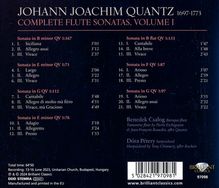 Johann Joachim Quantz (1697-1773): Sämtliche Flötensonaten Vol.1, CD