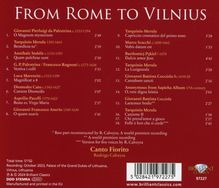 Canto Fiorito - From Rome to Vilnius, CD