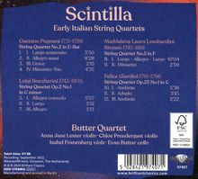 Butter Quartet - Scintilla (Early Italian String Quartets), CD