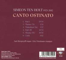 Simeon ten Holt (1923-2012): Canto Ostinato für Trompete &amp; Orgel, CD