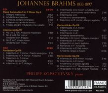 Johannes Brahms (1833-1897): Klaviersonate Nr.3 op.5, 2 CDs
