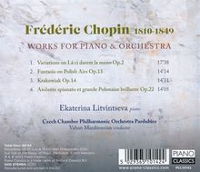 Frederic Chopin (1810-1849): Werke für Klavier &amp; Orchester, CD