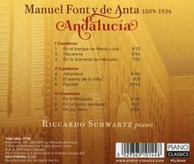 Manuel Font de Anta (1895-1936): Andalucia, CD