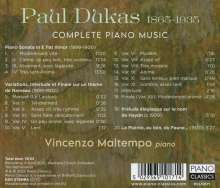 Paul Dukas (1865-1935): Sämtliche Klavierwerke, CD
