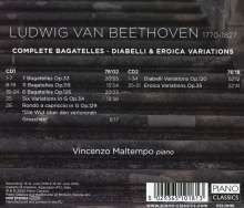 Ludwig van Beethoven (1770-1827): Bagatellen op.33,119,126, 2 CDs