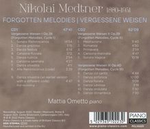 Nikolai Medtner (1880-1951): Forgotten Melodies op.38-40, 2 CDs