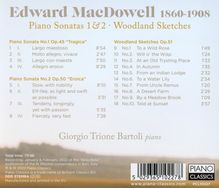 Edward MacDowell (1860-1908): Klaviersonaten Nr.1 op.45 "Tragica" &amp; Nr.2 op.50 "Eroica", CD