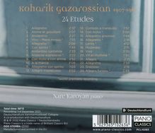 Koharik Gazarossian (1907-1967): Etüden Nr.1-24, CD