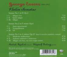 George Enescu (1881-1955): Violinsonaten Nr.1-3, CD