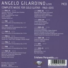 Angelo Gilardino (geb. 1941): Sämtliche Gitarrenwerke 1965-2013, 14 CDs