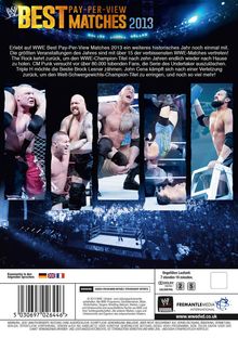 Best PPV Matches 2013, 3 DVDs