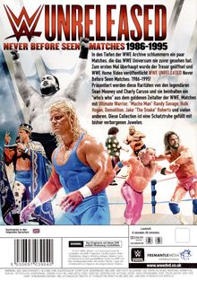 WWE UNRELEASED - Never Before Seen Matches: 1986-1995, 3 DVDs