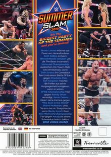 WWE: Summerslam 2019, 2 DVDs