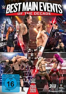 WWE: Best Main Events Of The Decade 2010-2020, 2 DVDs