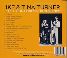 Ike &amp; Tina Turner: Live In Concert Recordings, CD