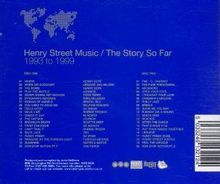 Henry Street Music: The Story So Far, 2 CDs