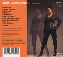 Angela Johnson: It's Personal, CD