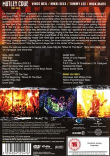Mötley Crüe: The End: Live In Los Angeles 2015, DVD