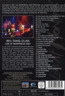 Wu-Tang Clan: Live At Montreux 2007, DVD