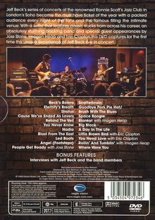 Jeff Beck: Performing This Week: Live At Ronnie Scott's Jazz Club 2007, DVD