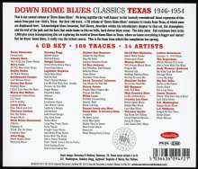 Down Home Blues Classics Volume 2: Texas, 4 CDs