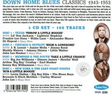 Down Home Blues Classics 1943 - 1953, 4 CDs