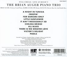Brian Auger: Full Circle: Live At Bogie's, CD