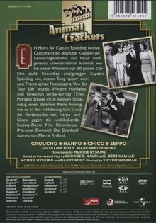 Marx Brothers: Animal Crackers, DVD