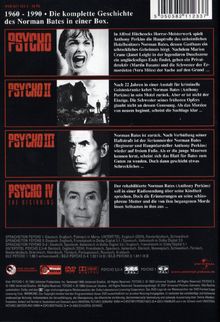 Psycho Collection I-IV, 4 DVDs