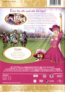 Barbie und die drei Musketiere, DVD