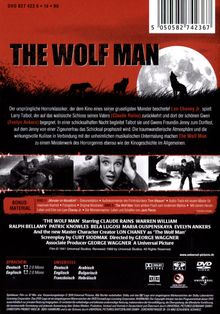 The Wolf Man, 2 DVDs