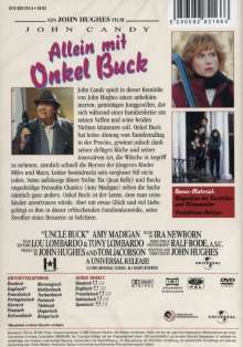 Allein mit Onkel Buck, DVD