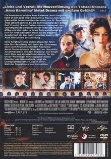Anna Karenina (2012), DVD