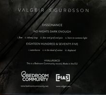 Valgeir Sigurðsson: Dissonance, CD