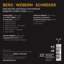 Alban Berg (1885-1935): Lyrische Suite (arr. für Streichorchester), CD