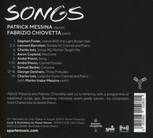 Patrick Messina - Songs, CD