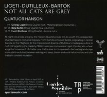 Quatuor Hanson - Not All Cats Are Grey, CD