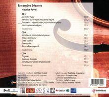Maurice Ravel (1875-1937): Kammermusik (Gesamtaufnahme), 3 CDs