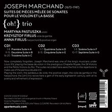 Joseph Marchand (1673-1747): Suites de Pieces Melee de Sonates Nr.1-7 für Violine &amp; Bc, 3 CDs