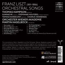Franz Liszt (1811-1886): Orchesterlieder, CD