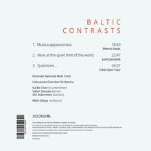 Estonian National Male Choir - Baltic Contrasts, CD