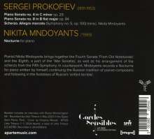 Serge Prokofieff (1891-1953): Klaviersonaten Nr.4 &amp; 8, CD