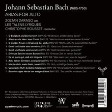 Johann Sebastian Bach (1685-1750): Arien "Arias For Alto", CD