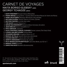 Nikita Boriso-Glebsky - Carnet de Voyages, CD