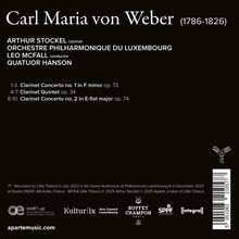 Carl Maria von Weber (1786-1826): Klarinettenkonzerte Nr.1 &amp; 2, CD